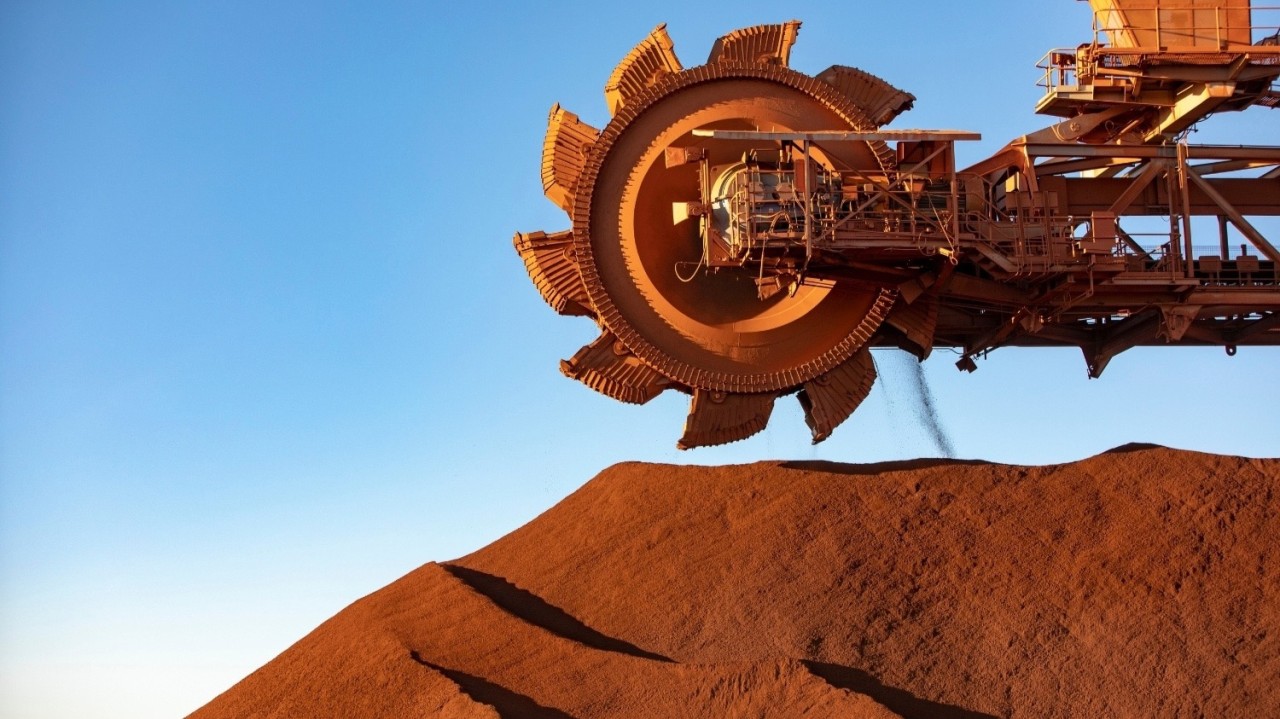 Bucket wheel reclaimer representing mechanical fixed-plant maintenance